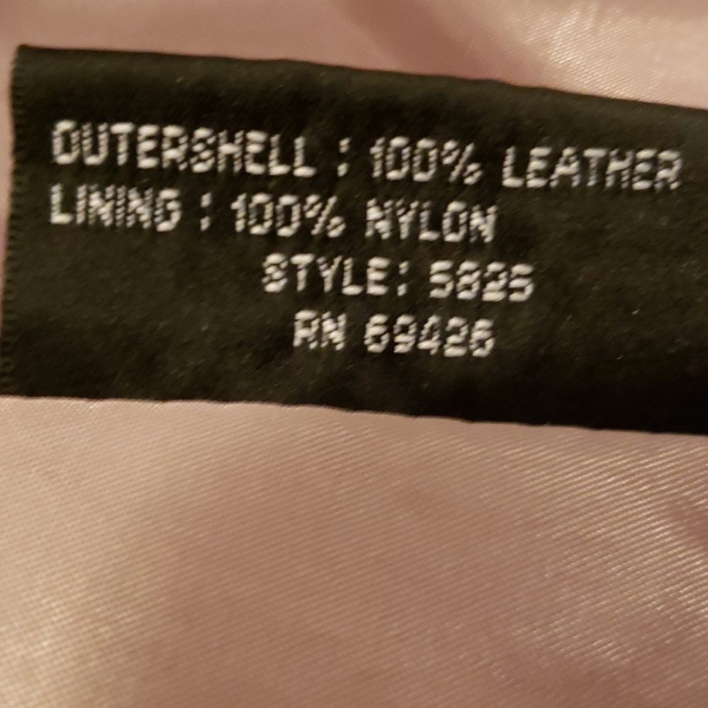 Vintage Maxima Wilson's Tan Leather Coat in Med - Picture 5 of 9